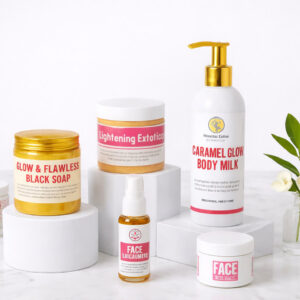 golden caramel body set
