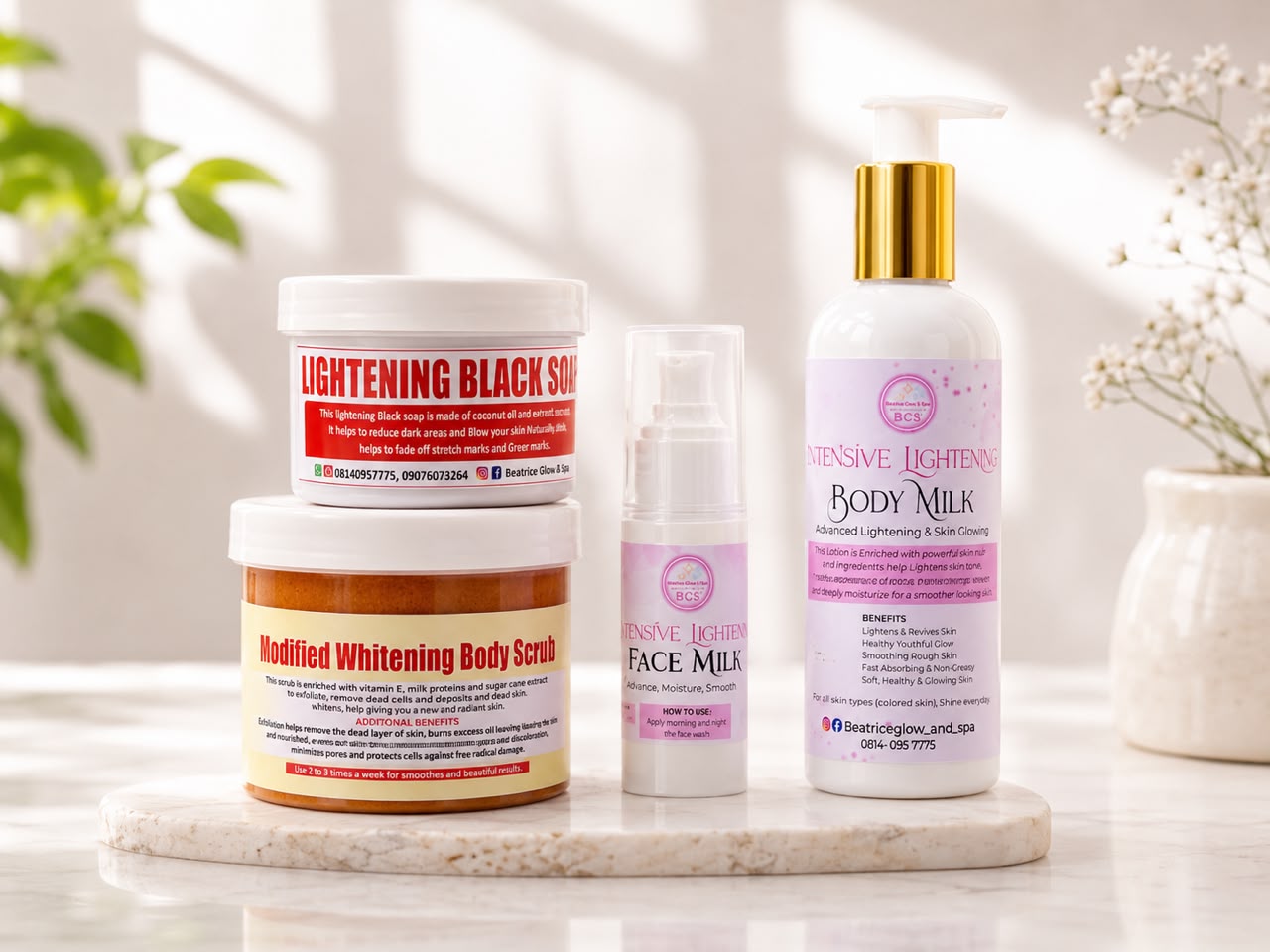 intensive lightening body set intensive lightening body set