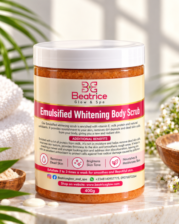 Emulsified whitening Body Scrub