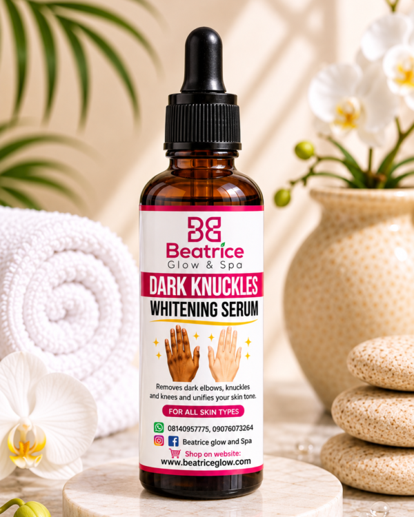 Dark knuckle whitening serum